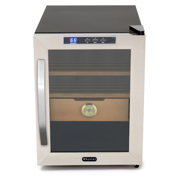 Whynter Stainless Steel 1.2 cu. ft. Cigar Cooler Humidor CHC-120S - main